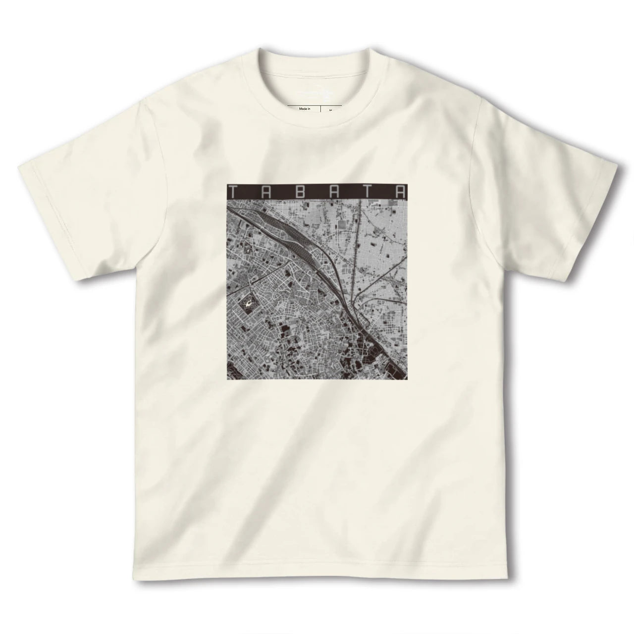 【田端(東京都)】地図柄ヘビーウェイトTシャツ