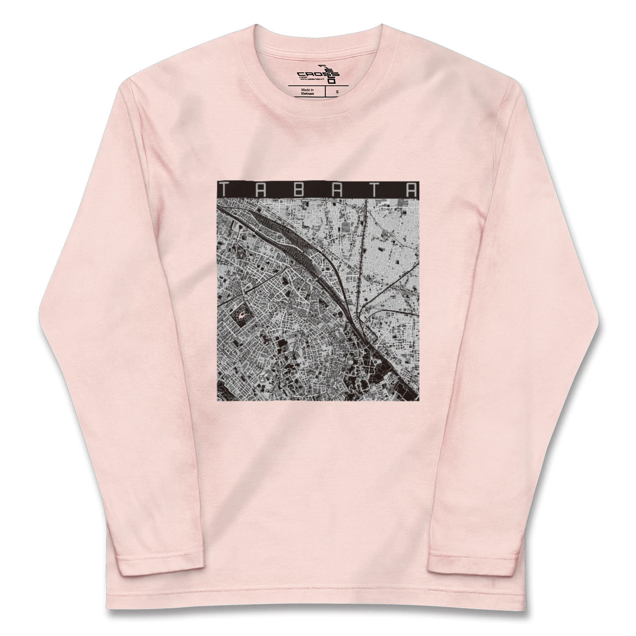 【田端(東京都)】地図柄ロングスリーブTシャツ