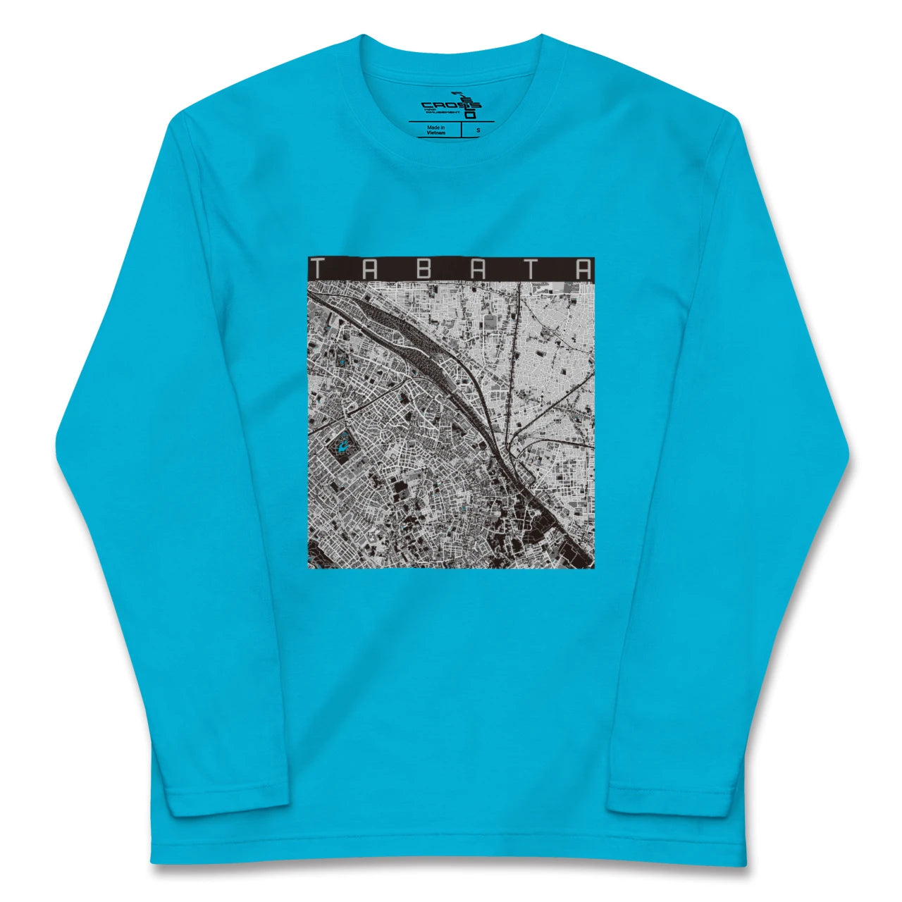 【田端(東京都)】地図柄ロングスリーブTシャツ
