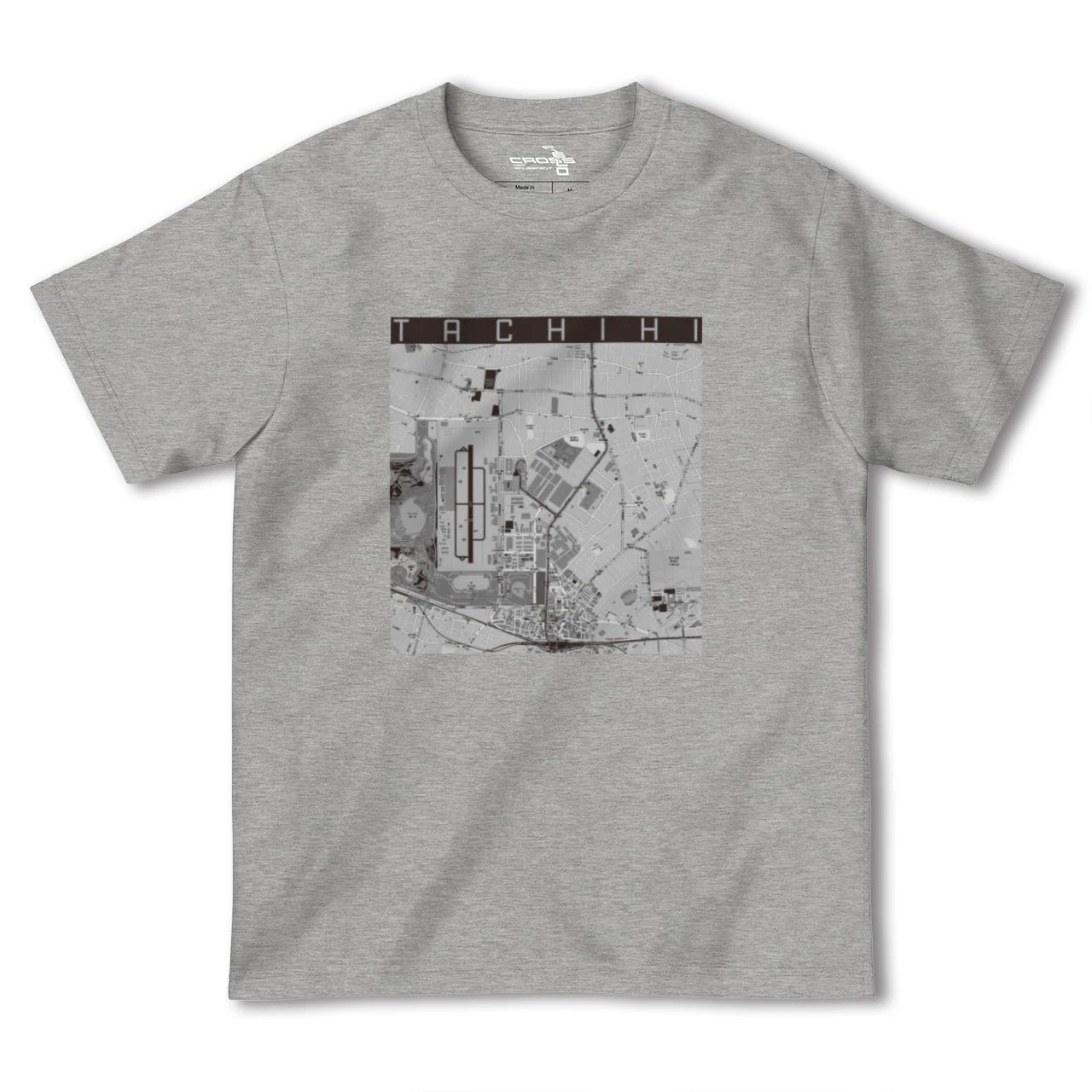 【立飛(東京都)】地図柄ヘビーウェイトTシャツ