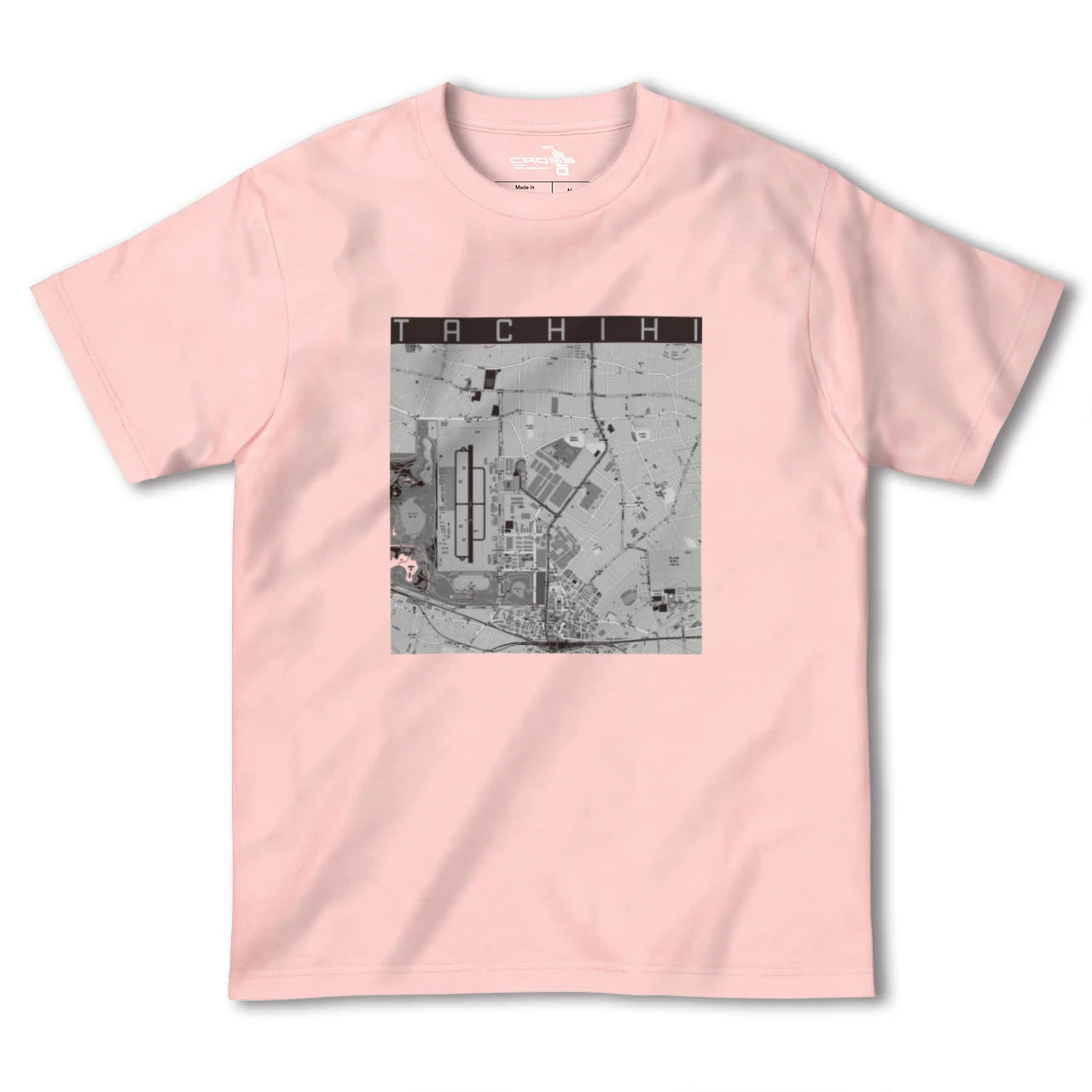 【立飛(東京都)】地図柄ヘビーウェイトTシャツ