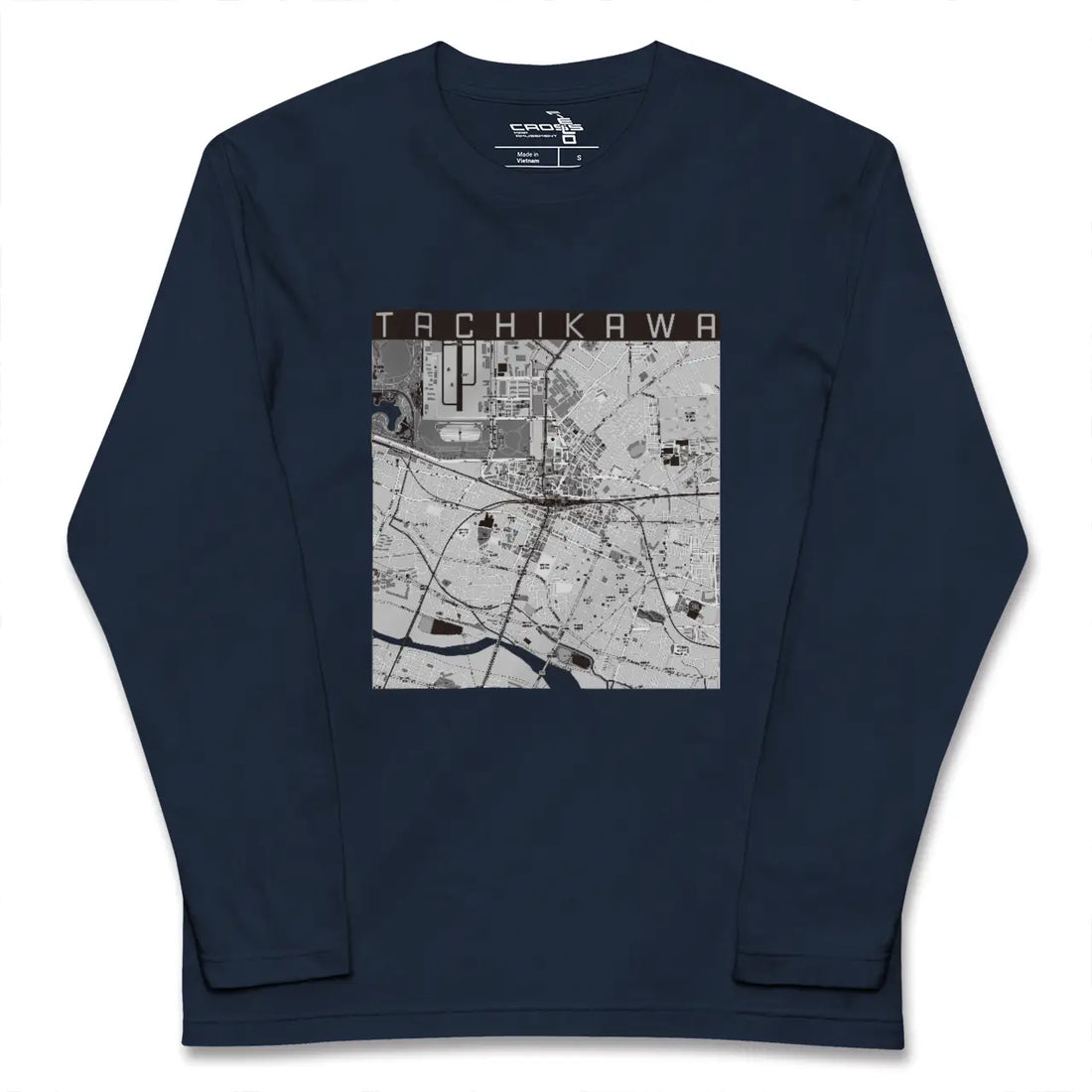 【立川(東京都)】地図柄ロングスリーブTシャツ