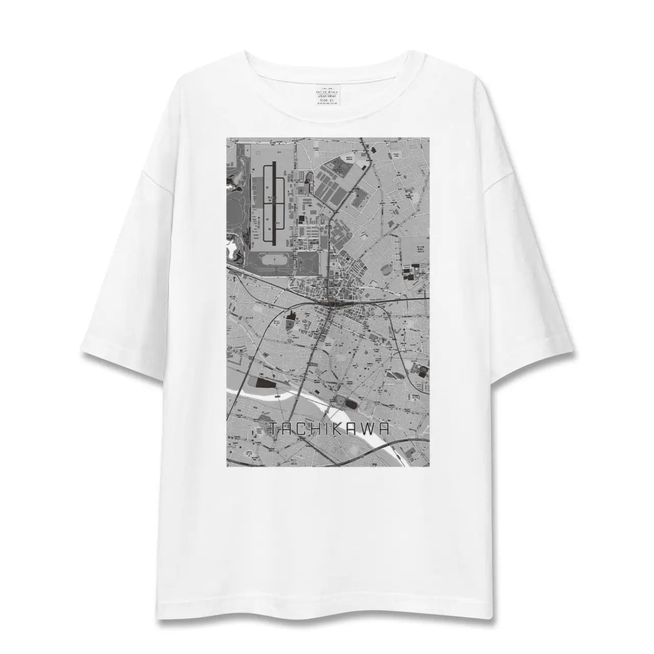 【立川(東京都)】地図柄ビッグシルエットTシャツ