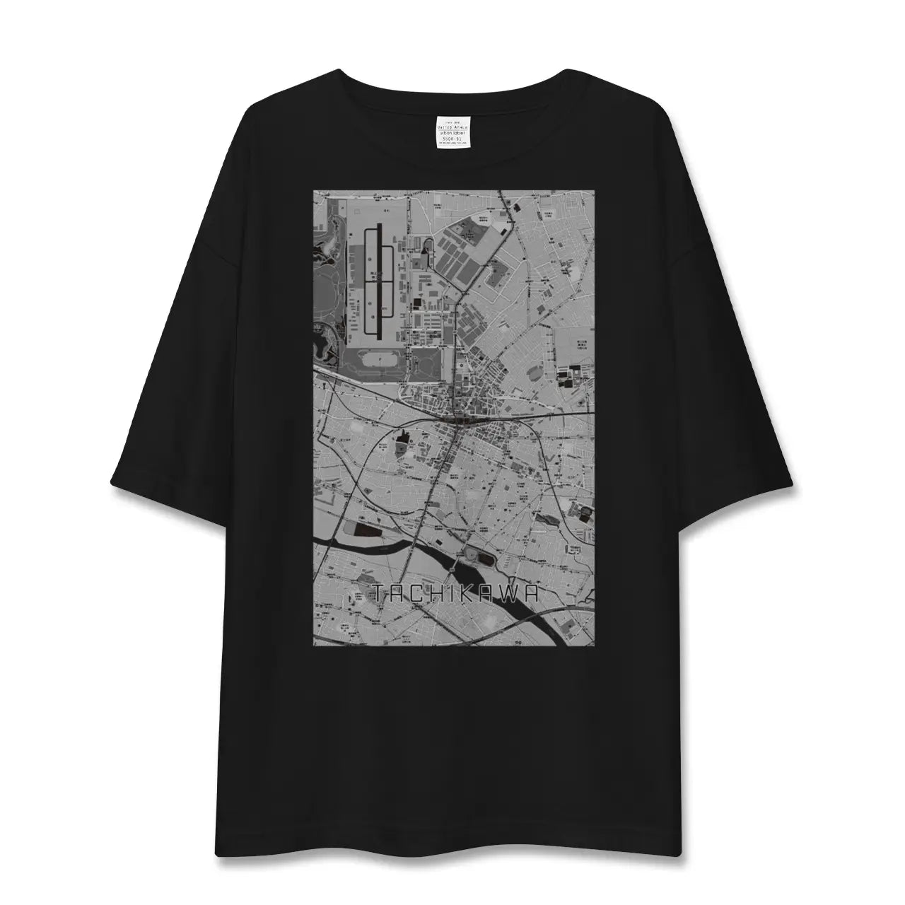 【立川(東京都)】地図柄ビッグシルエットTシャツ