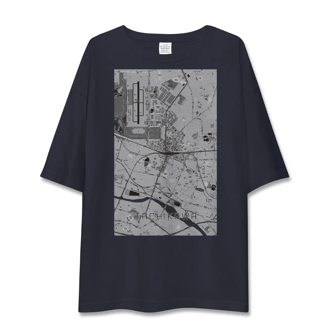 【立川(東京都)】地図柄ビッグシルエットTシャツ