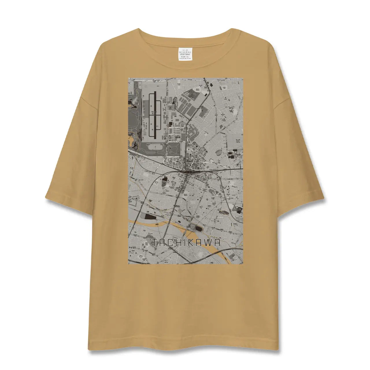 【立川(東京都)】地図柄ビッグシルエットTシャツ