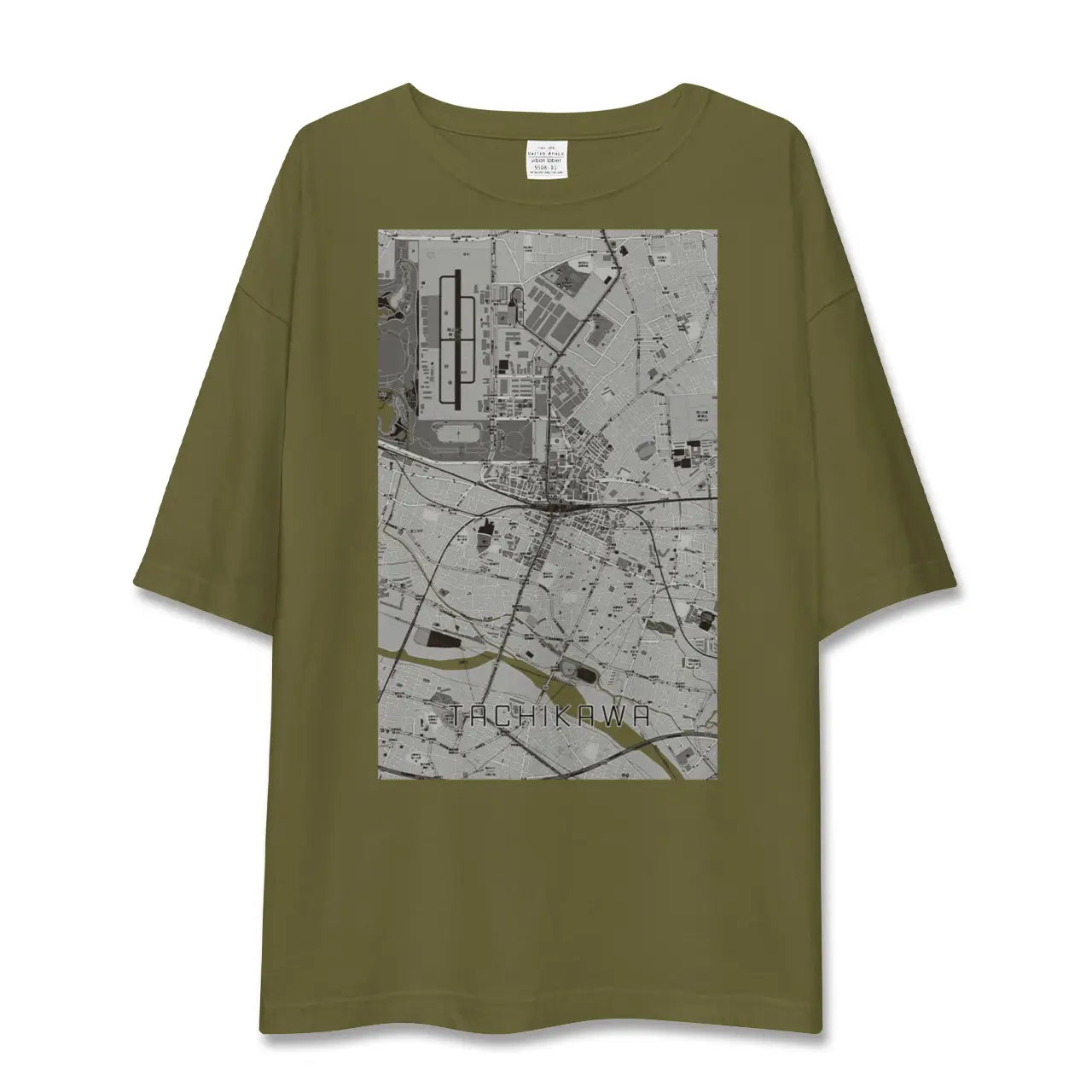 【立川(東京都)】地図柄ビッグシルエットTシャツ