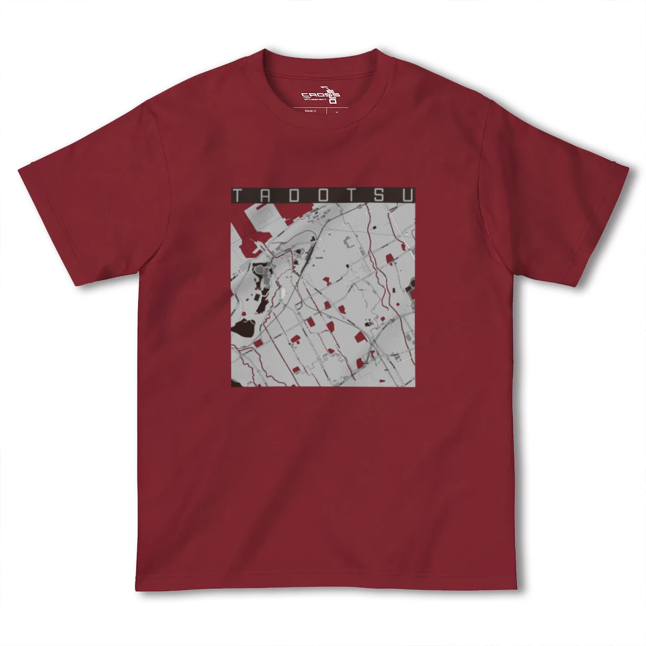 【多度津(香川県)】地図柄ヘビーウェイトTシャツ