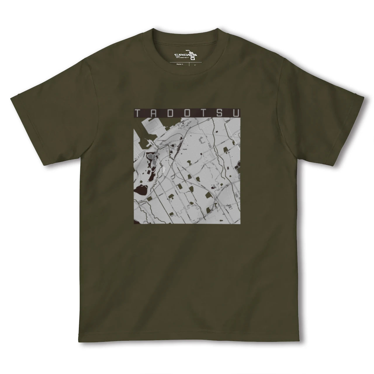 【多度津(香川県)】地図柄ヘビーウェイトTシャツ