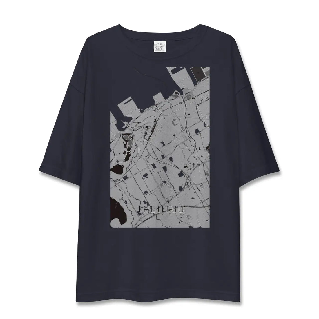 【多度津(香川県)】地図柄ビッグシルエットTシャツ