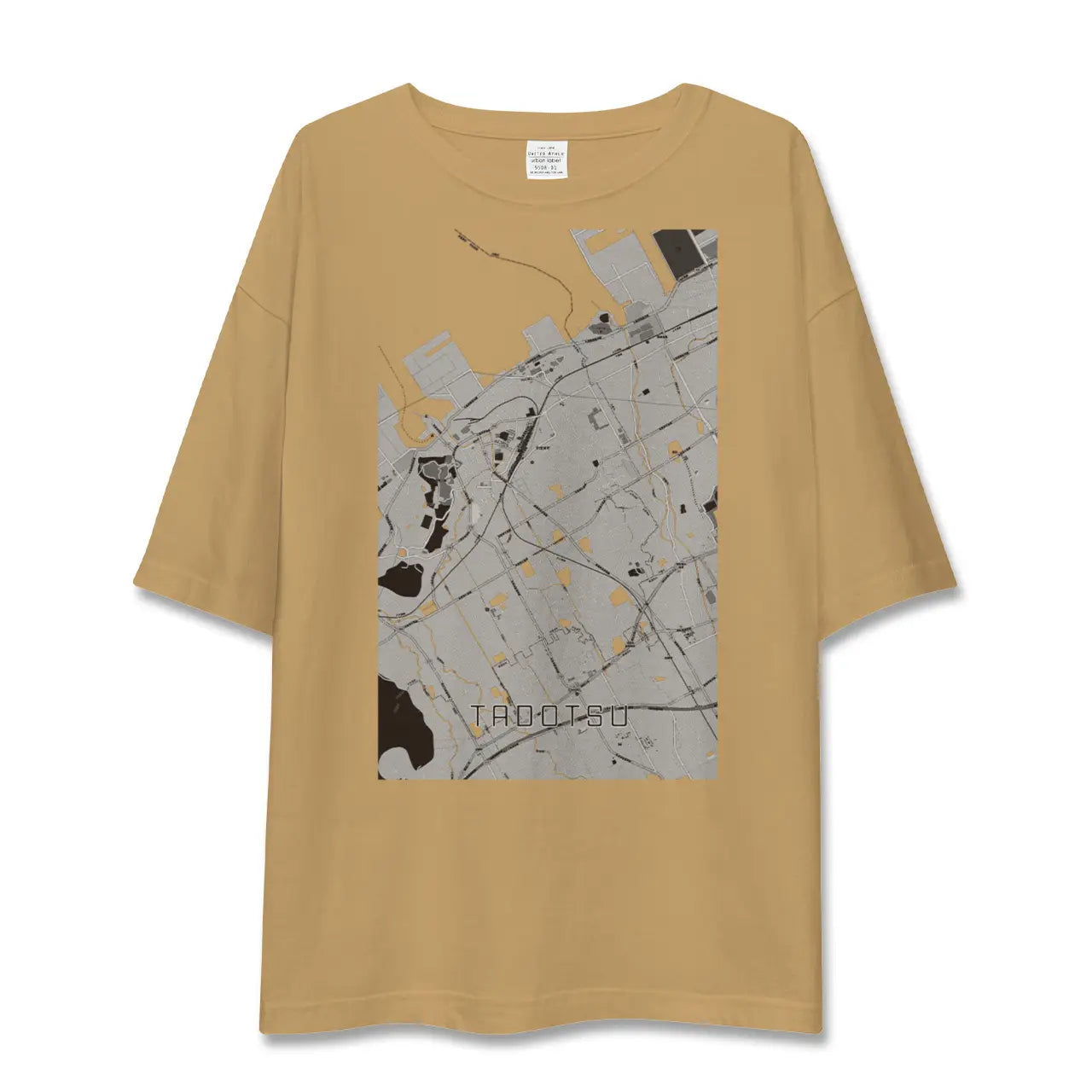 【多度津(香川県)】地図柄ビッグシルエットTシャツ