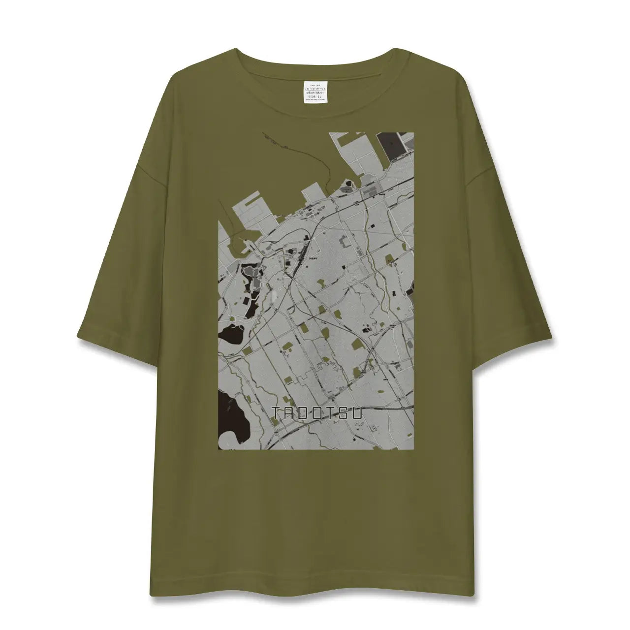 【多度津(香川県)】地図柄ビッグシルエットTシャツ