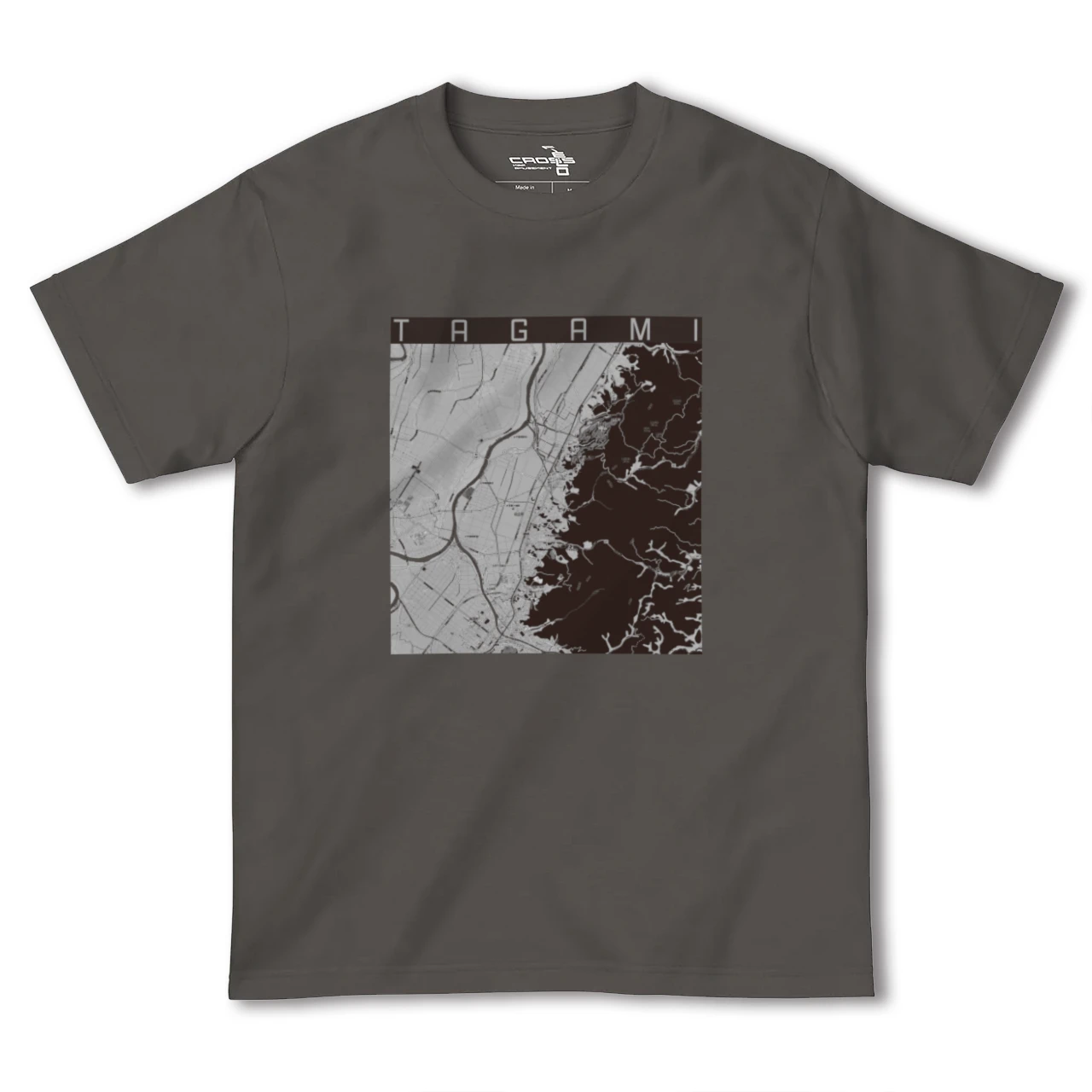 【田上(新潟県)】地図柄ヘビーウェイトTシャツ