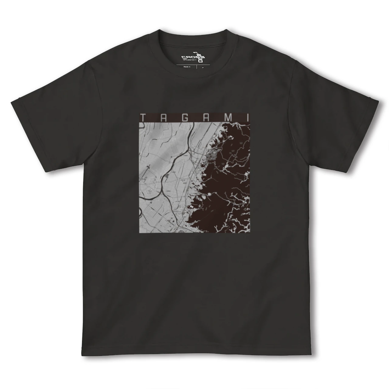 【田上(新潟県)】地図柄ヘビーウェイトTシャツ