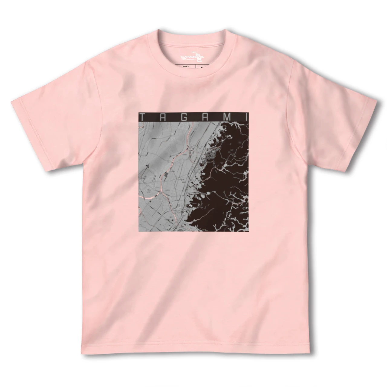 【田上(新潟県)】地図柄ヘビーウェイトTシャツ