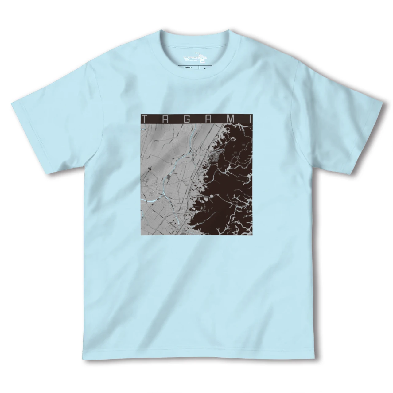 【田上(新潟県)】地図柄ヘビーウェイトTシャツ