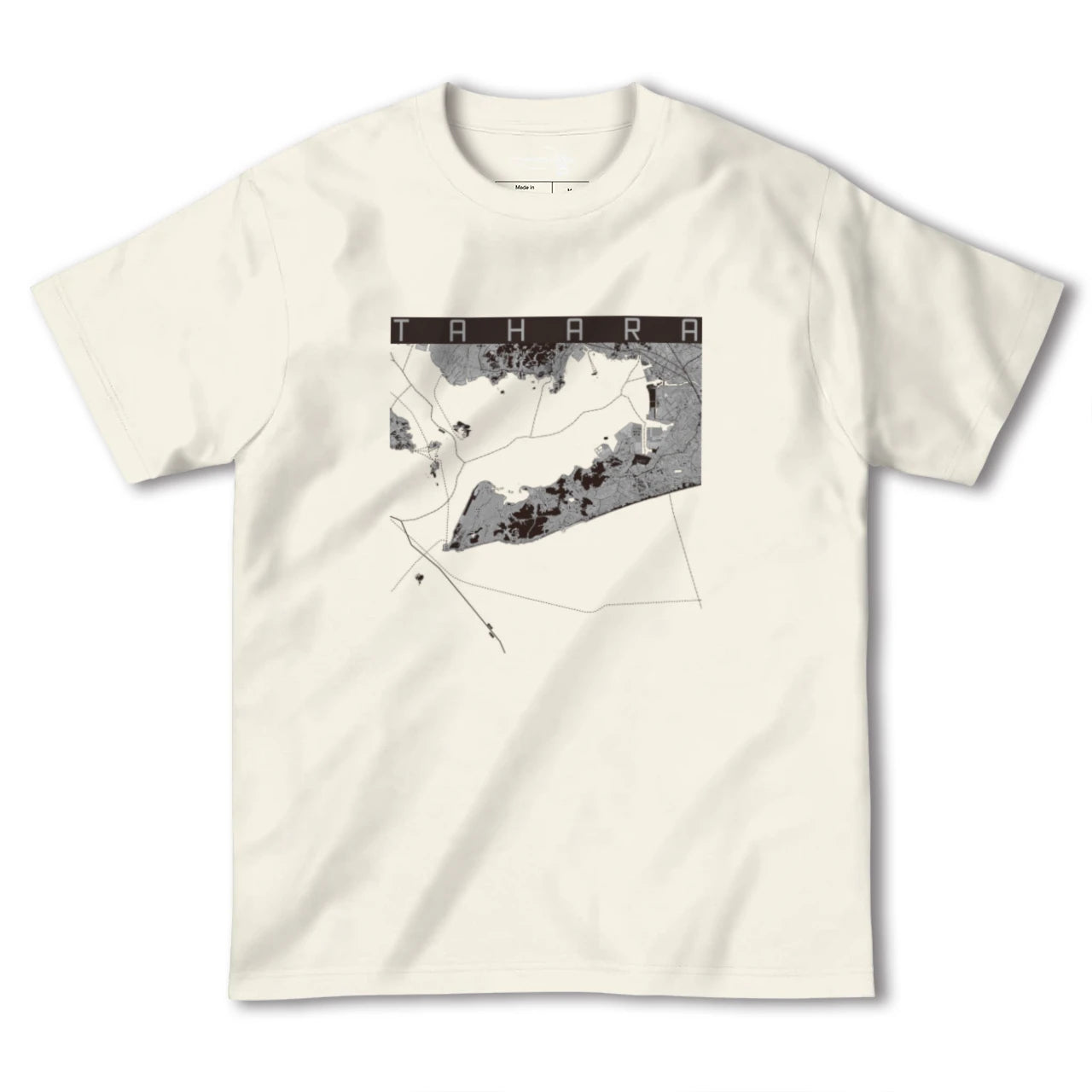 【田原(愛知県)】地図柄ヘビーウェイトTシャツ