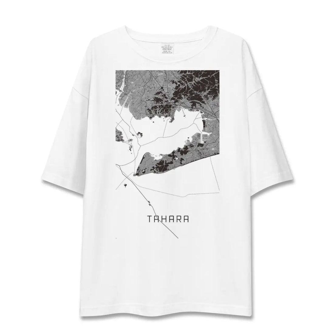 【田原(愛知県)】地図柄ビッグシルエットTシャツ
