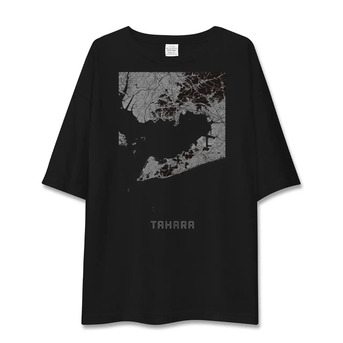 【田原(愛知県)】地図柄ビッグシルエットTシャツ