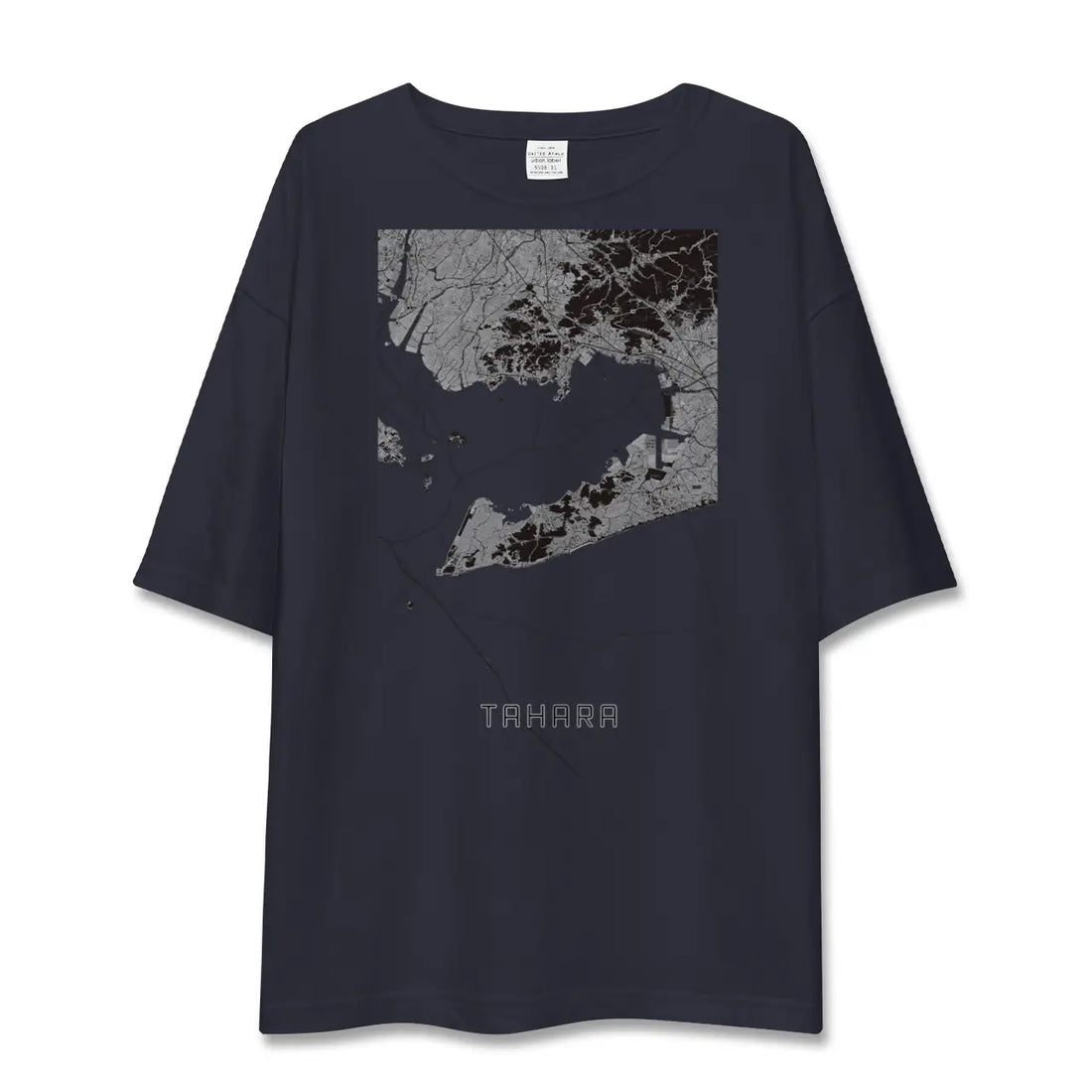 【田原(愛知県)】地図柄ビッグシルエットTシャツ