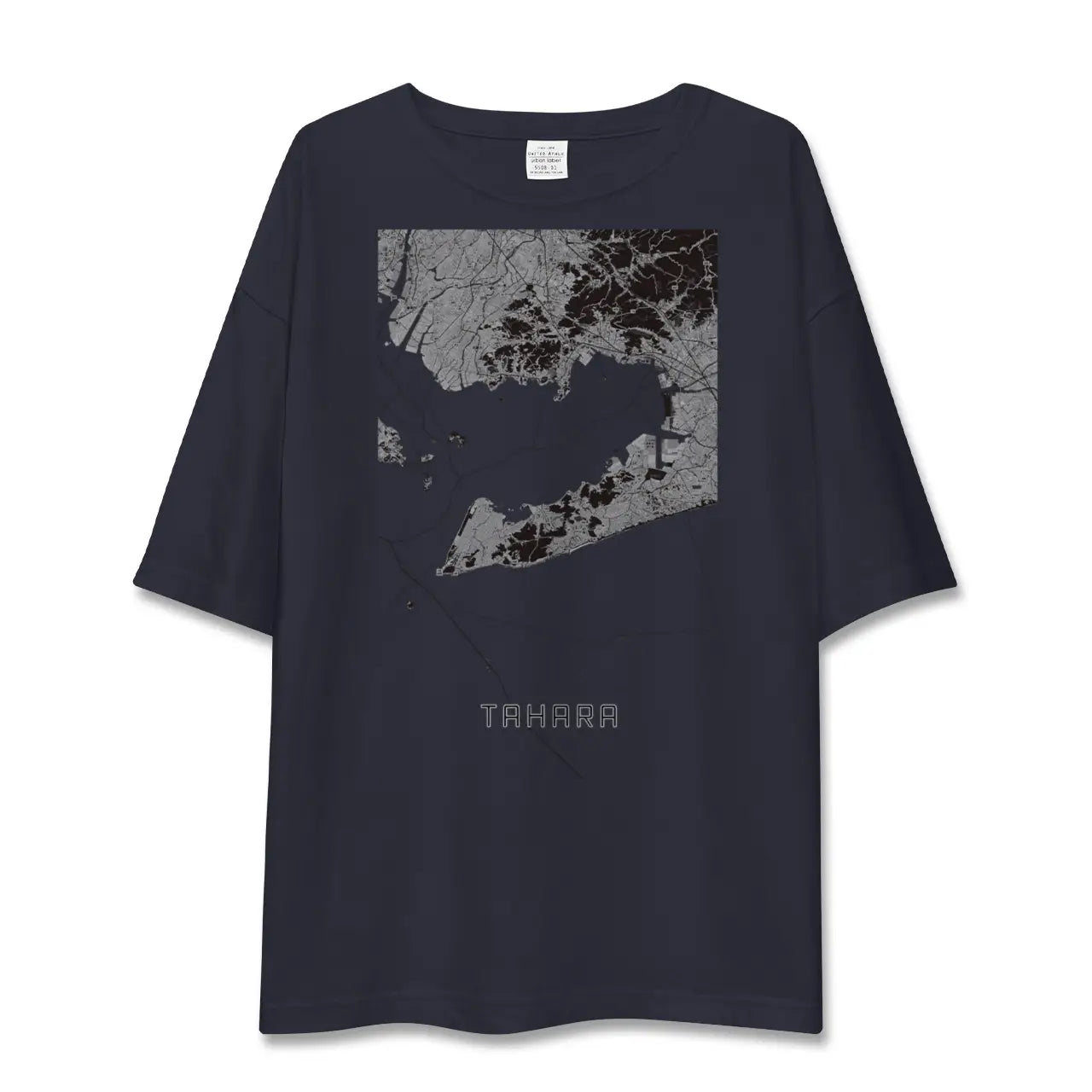 【田原(愛知県)】地図柄ビッグシルエットTシャツ