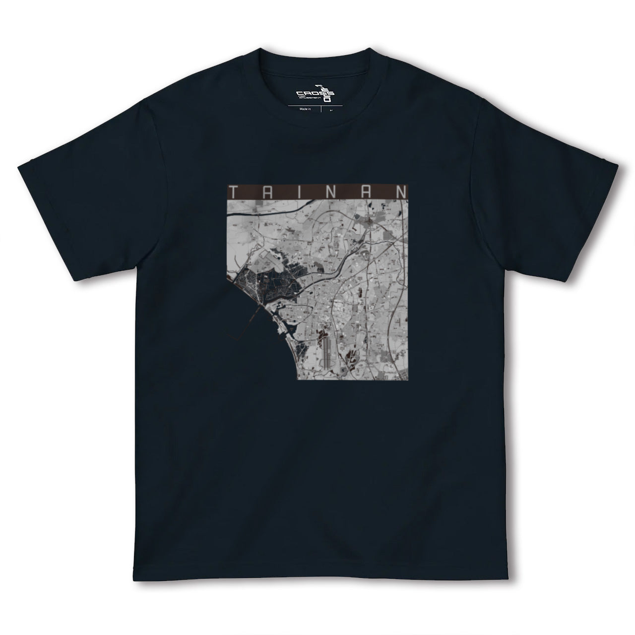 【台南(台湾)】地図柄ヘビーウェイトTシャツ