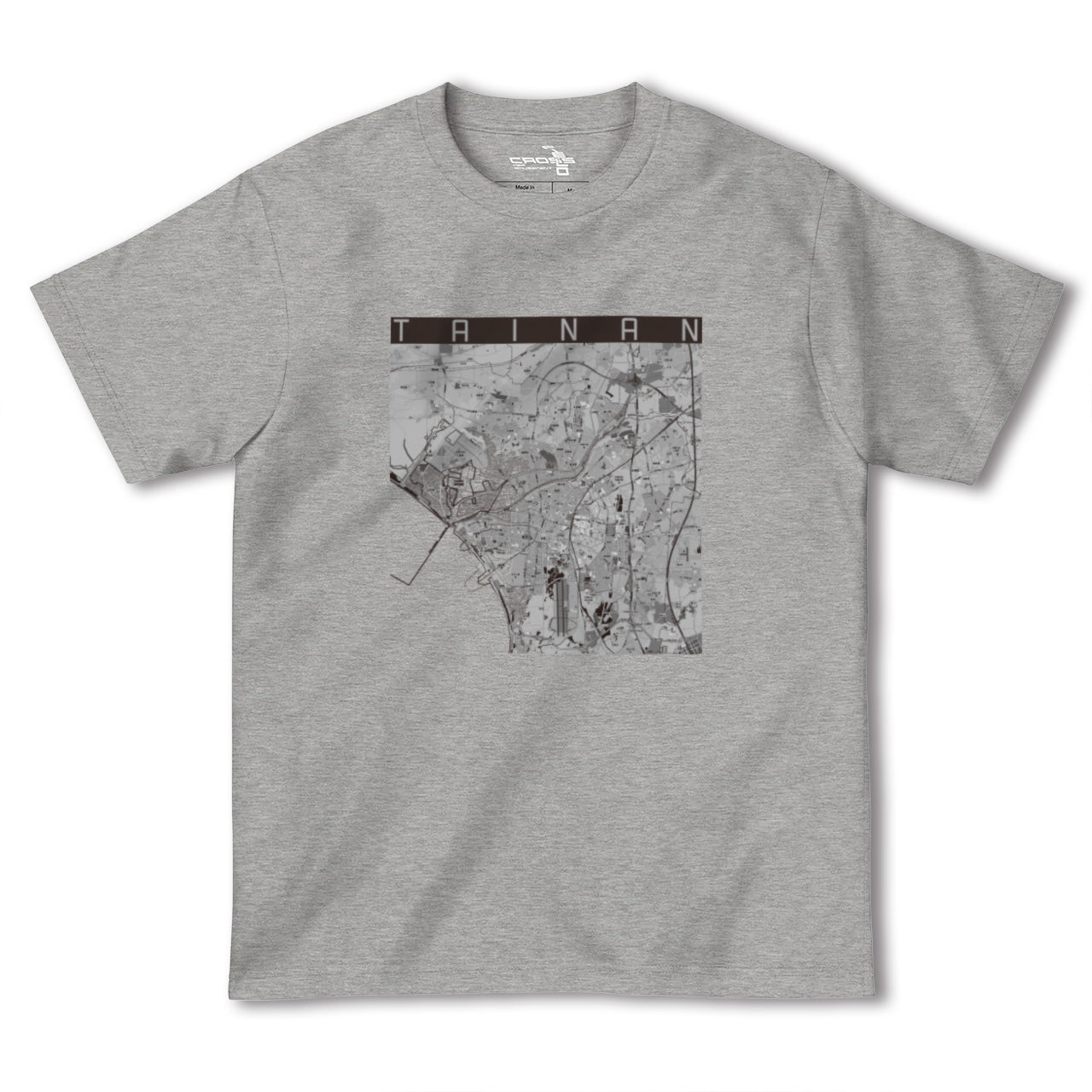 【台南(台湾)】地図柄ヘビーウェイトTシャツ