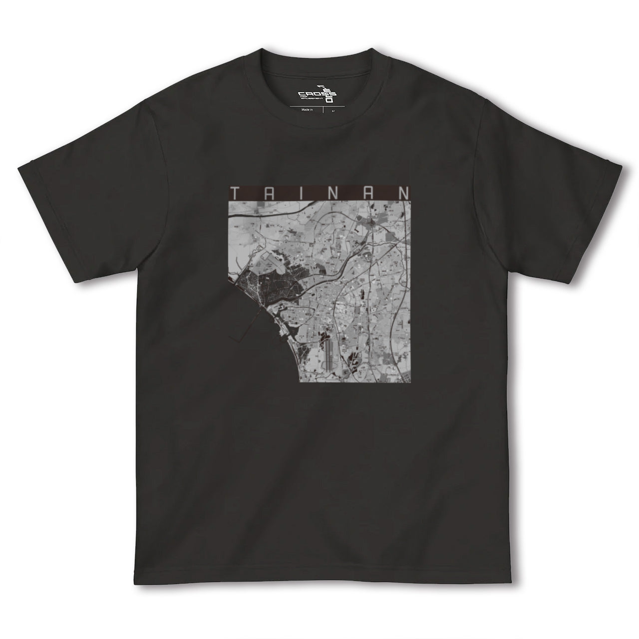 【台南(台湾)】地図柄ヘビーウェイトTシャツ
