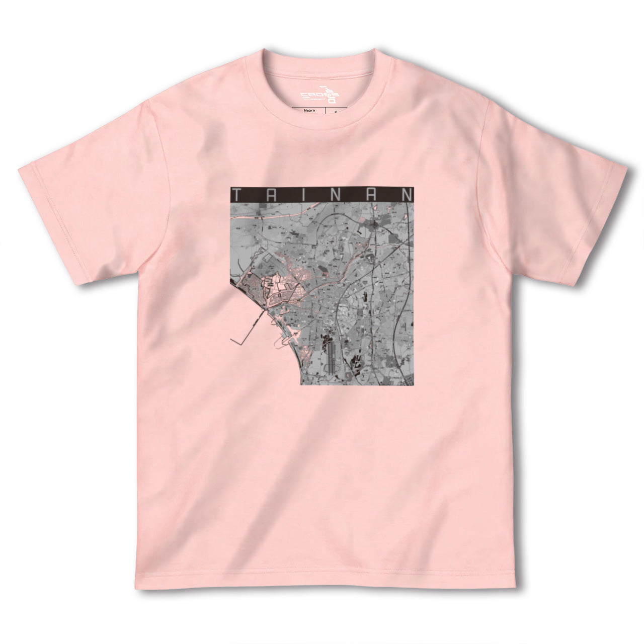 【台南(台湾)】地図柄ヘビーウェイトTシャツ