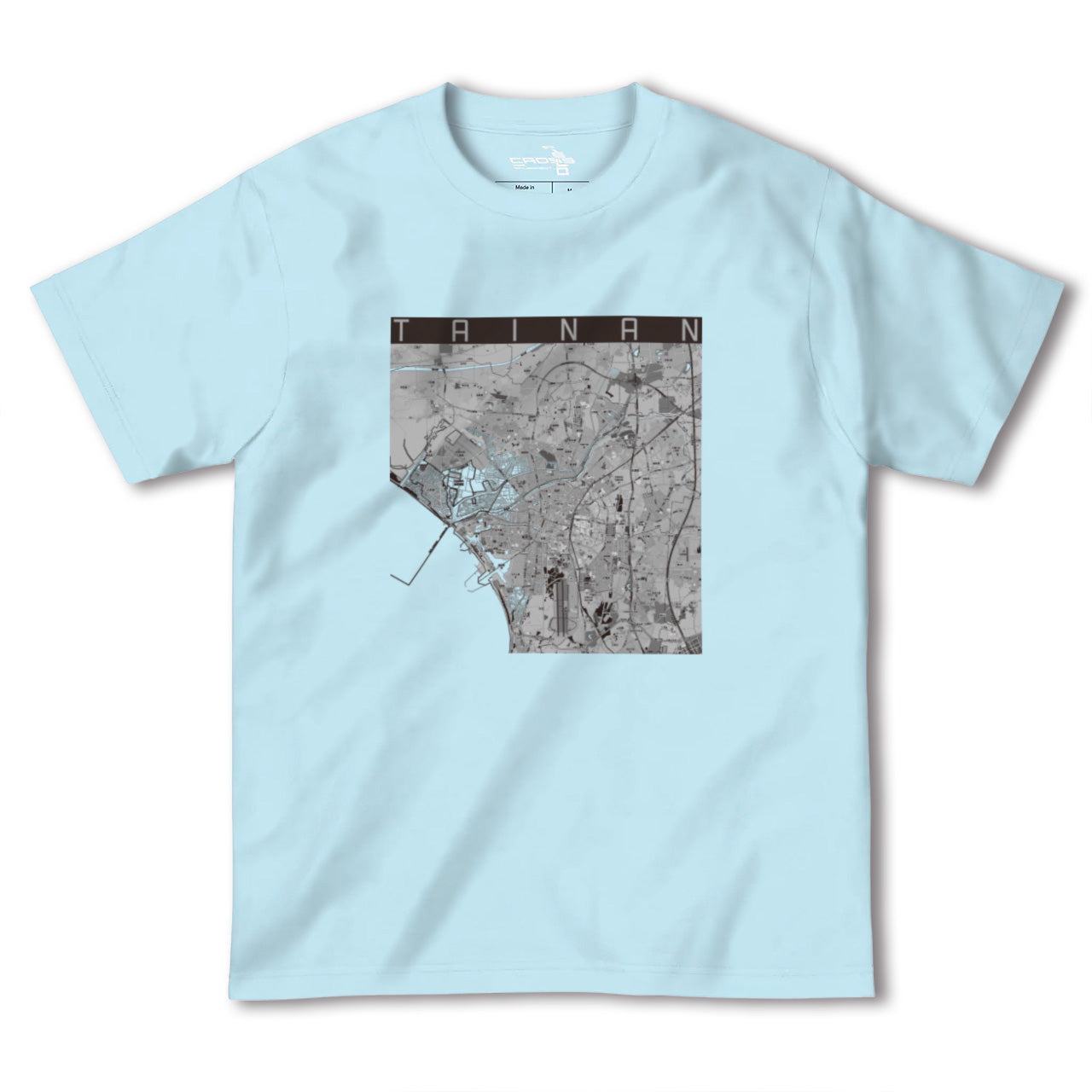 【台南(台湾)】地図柄ヘビーウェイトTシャツ