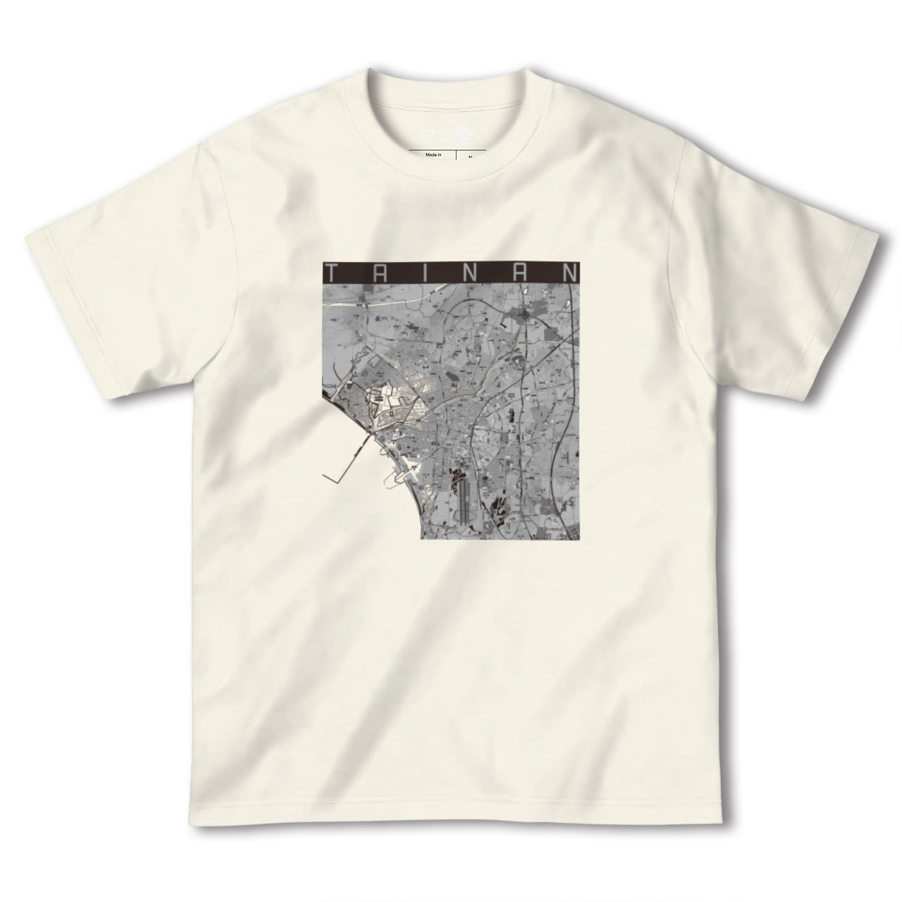 【台南(台湾)】地図柄ヘビーウェイトTシャツ