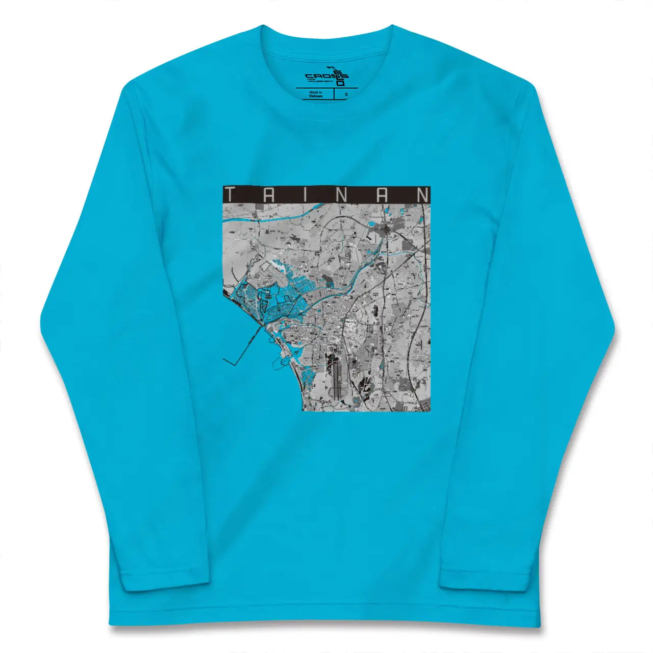 【台南(台湾)】地図柄ロングスリーブTシャツ