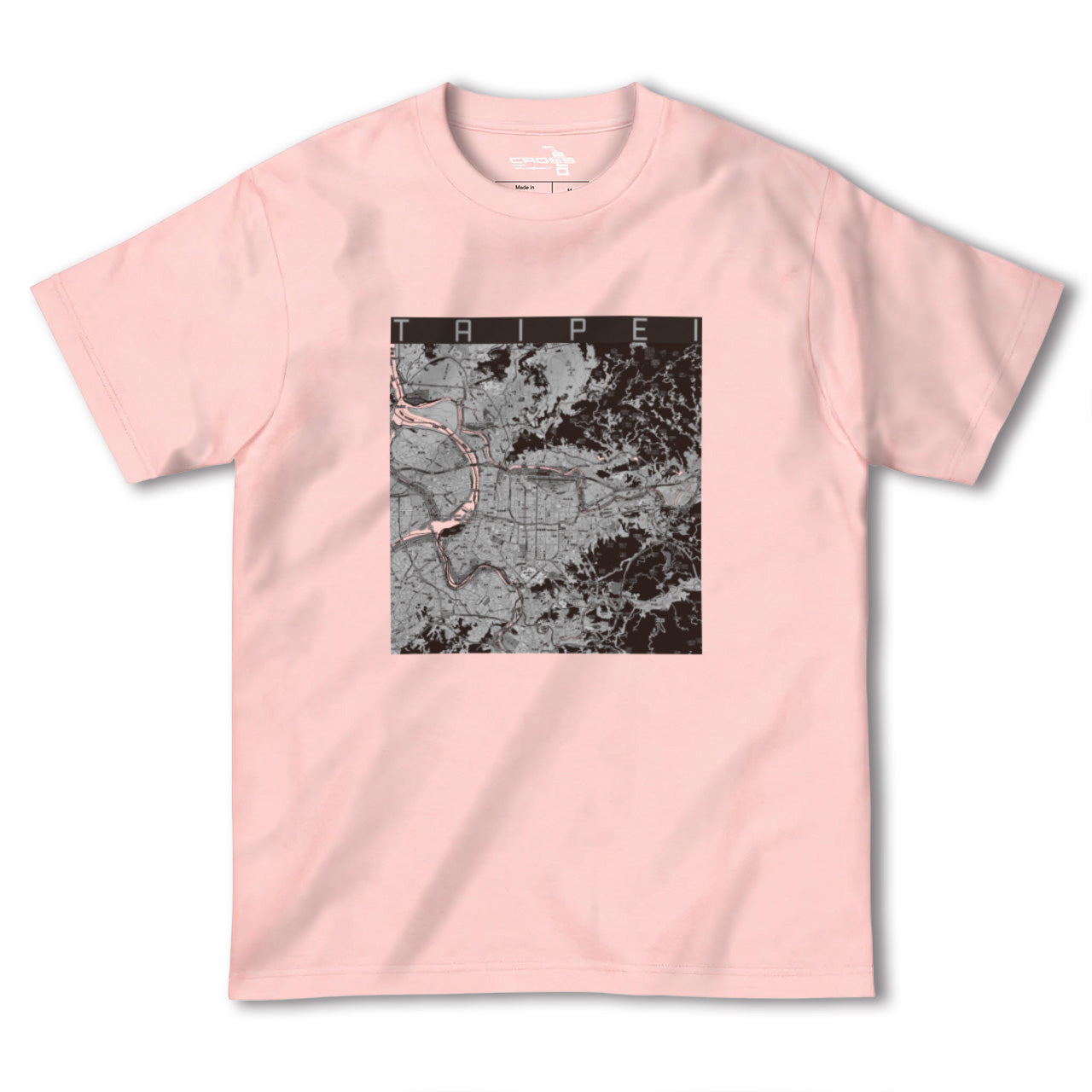 【台北(台湾)】地図柄ヘビーウェイトTシャツ