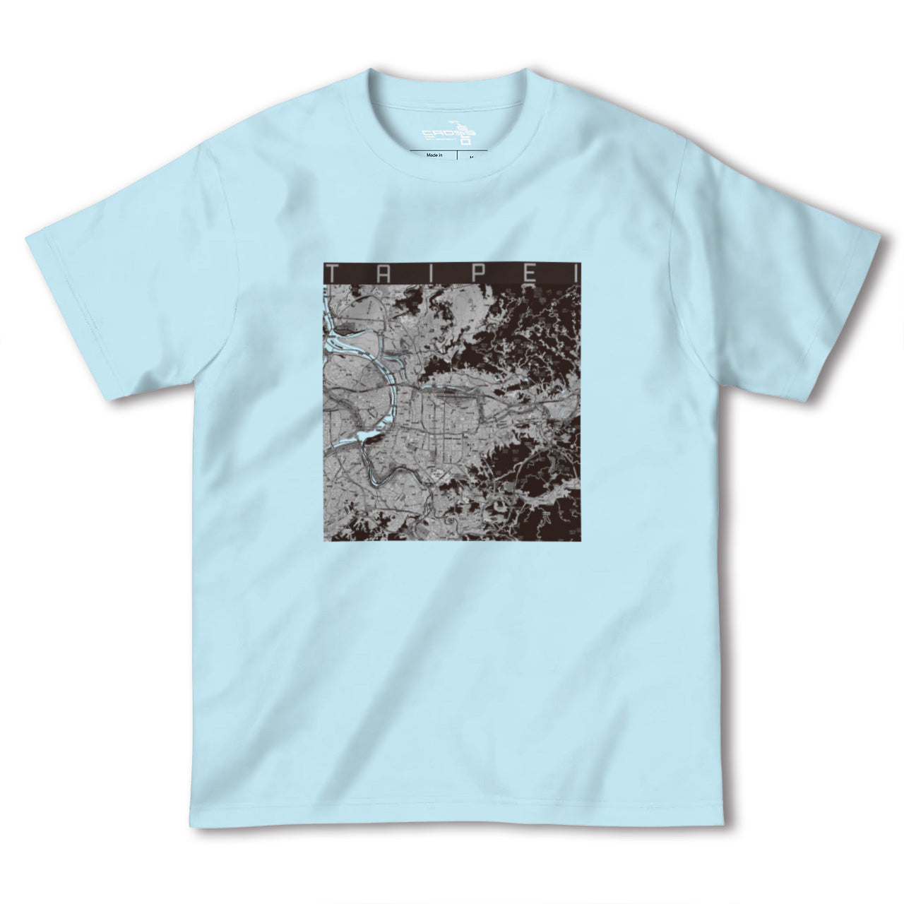 【台北(台湾)】地図柄ヘビーウェイトTシャツ
