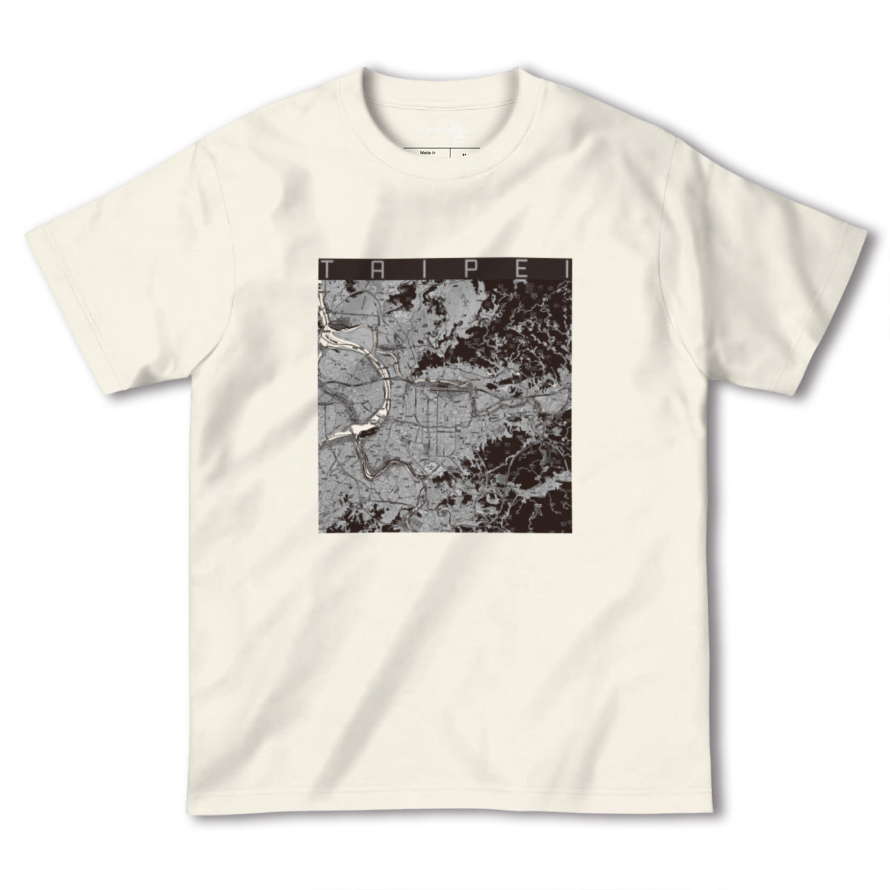 【台北(台湾)】地図柄ヘビーウェイトTシャツ