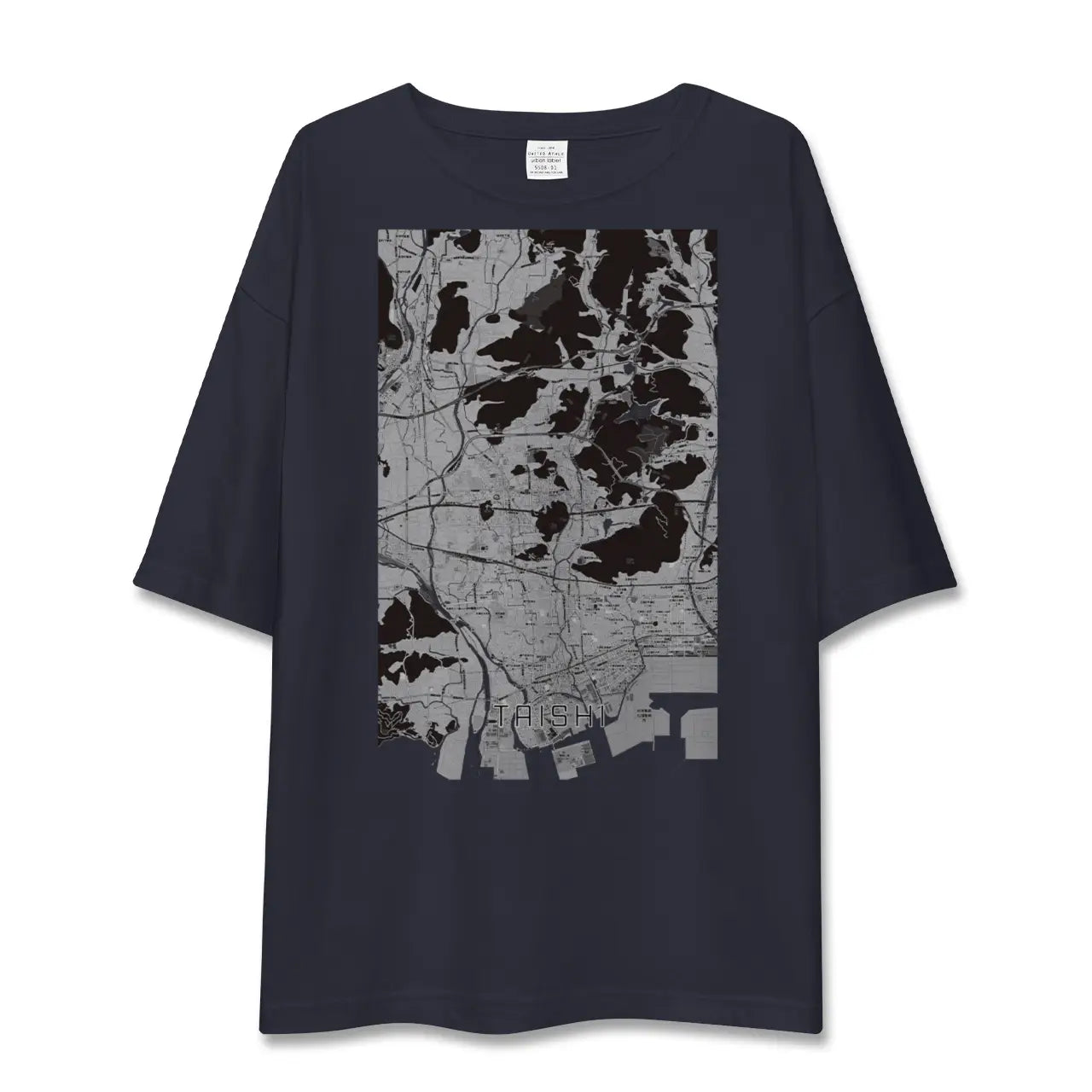 【太子(兵庫県)】地図柄ビッグシルエットTシャツ