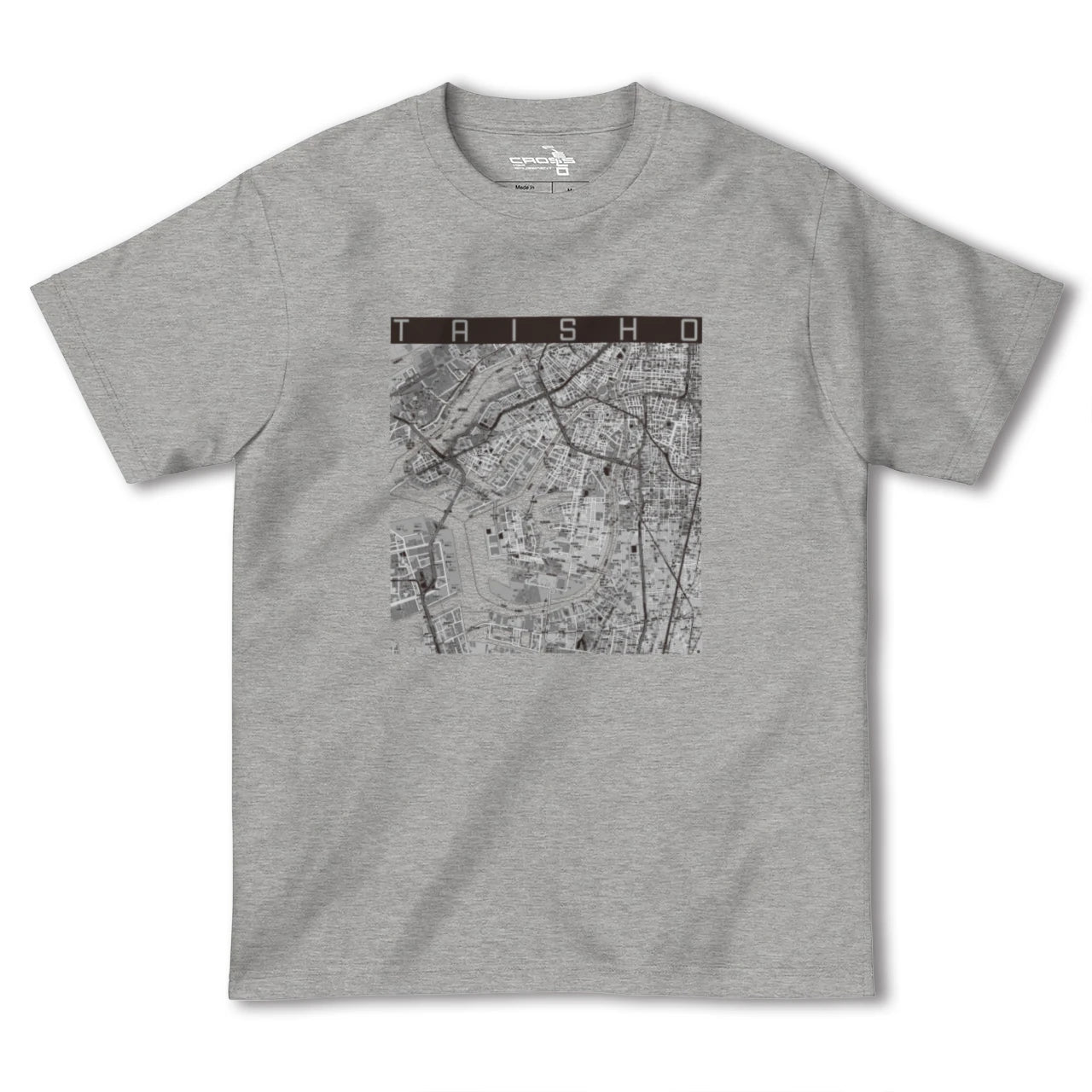 【大正(大阪府)】地図柄ヘビーウェイトTシャツ