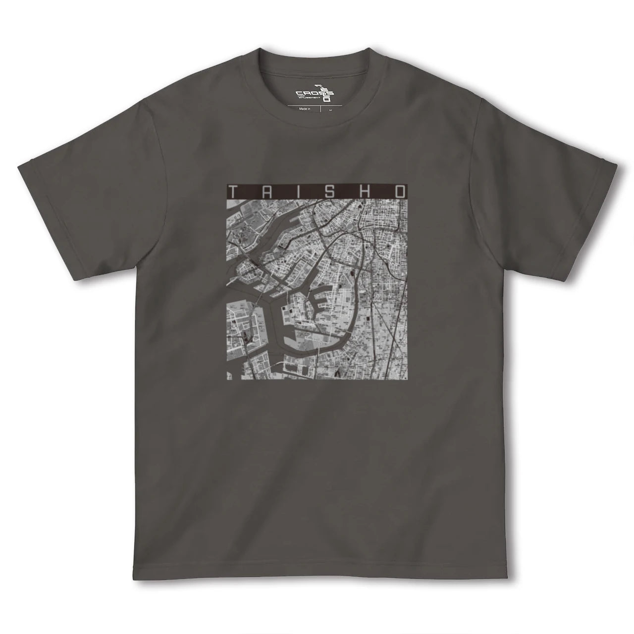 【大正(大阪府)】地図柄ヘビーウェイトTシャツ