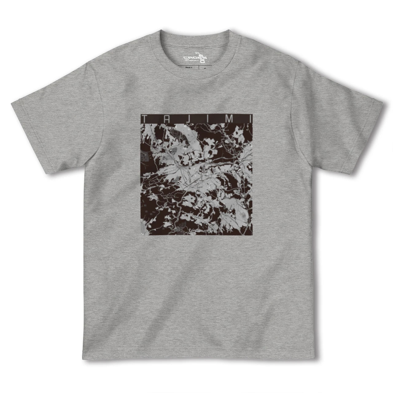 【多治見(岐阜県)】地図柄ヘビーウェイトTシャツ