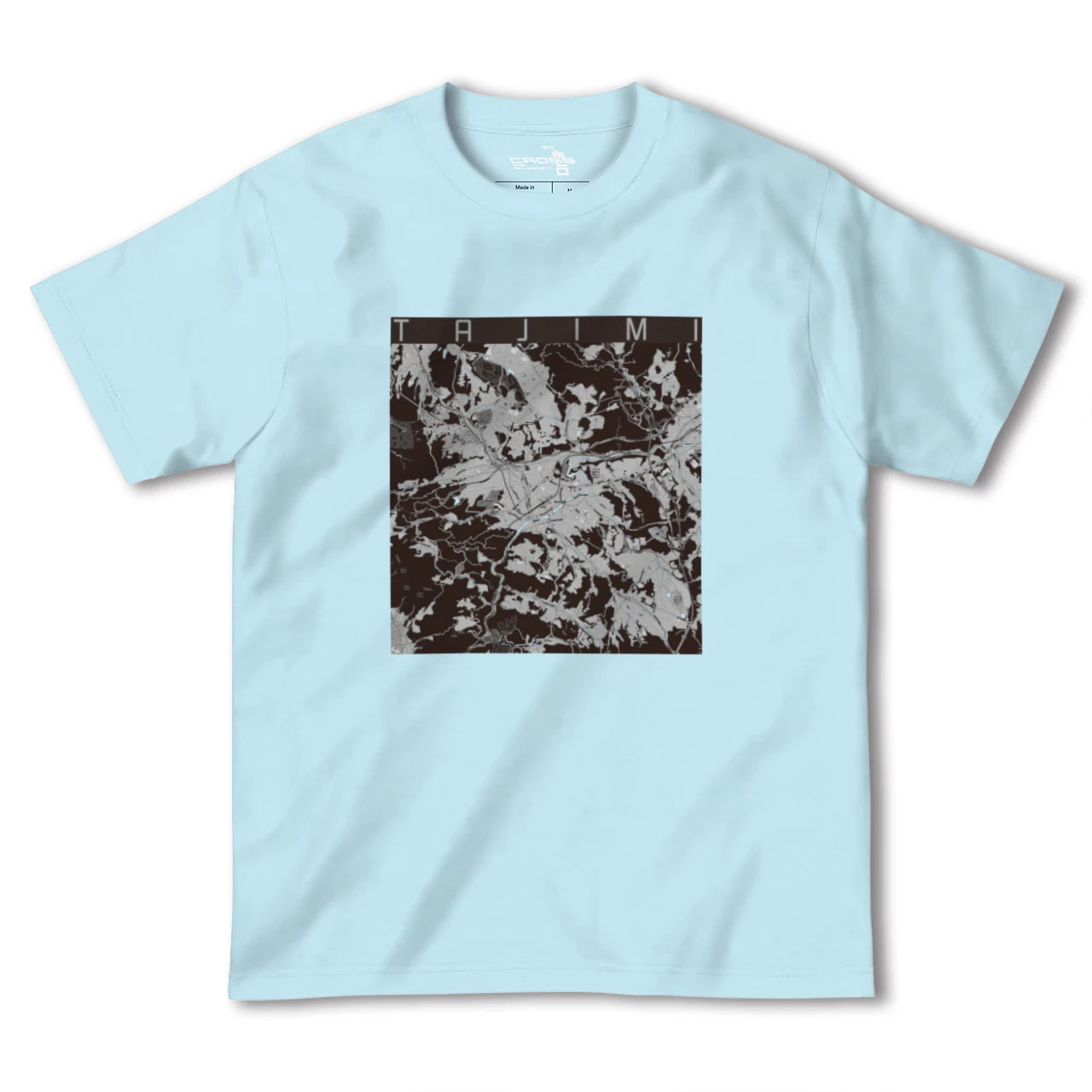 【多治見(岐阜県)】地図柄ヘビーウェイトTシャツ