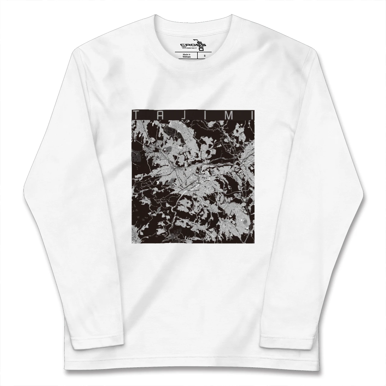 【多治見(岐阜県)】地図柄ロングスリーブTシャツ