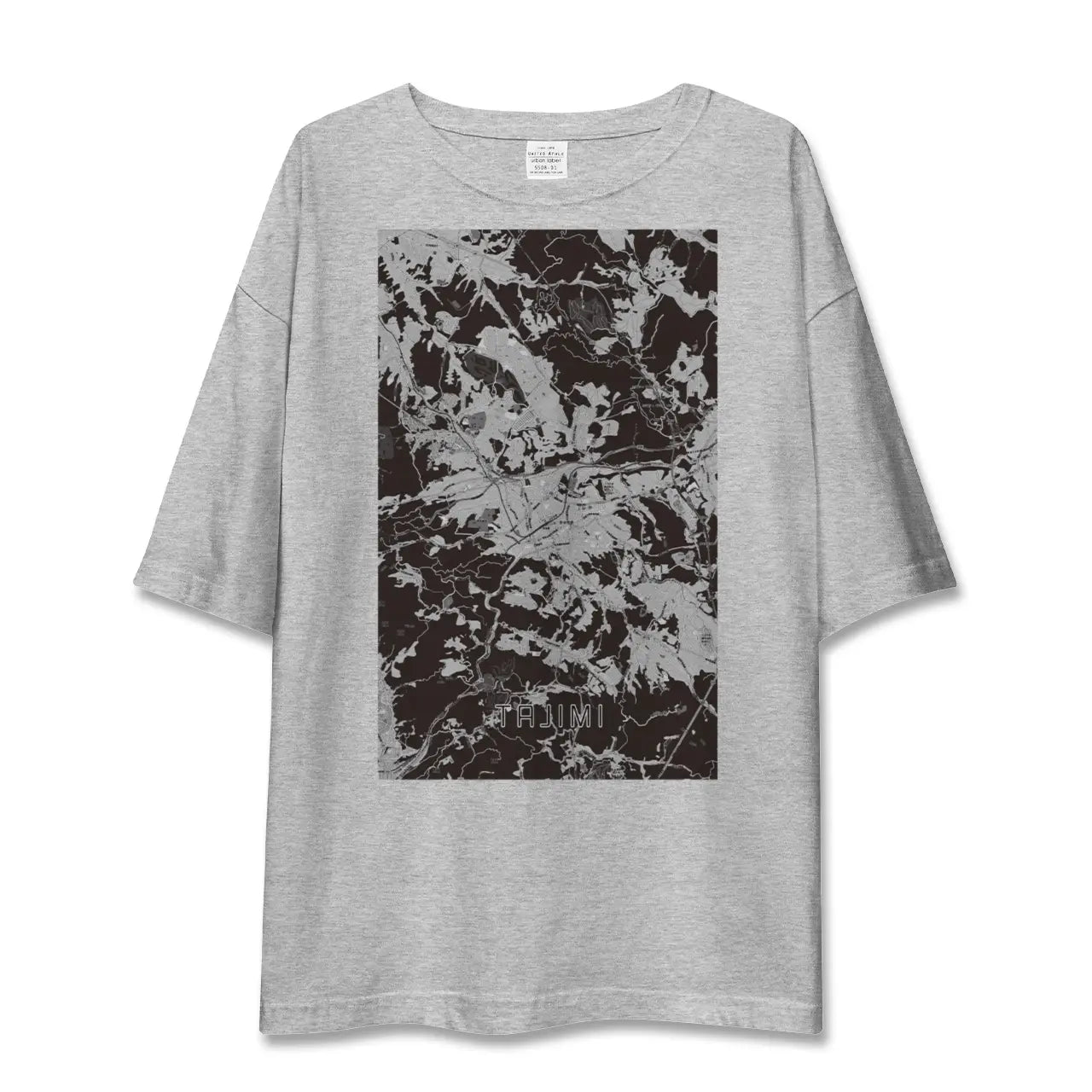 【多治見(岐阜県)】地図柄ビッグシルエットTシャツ