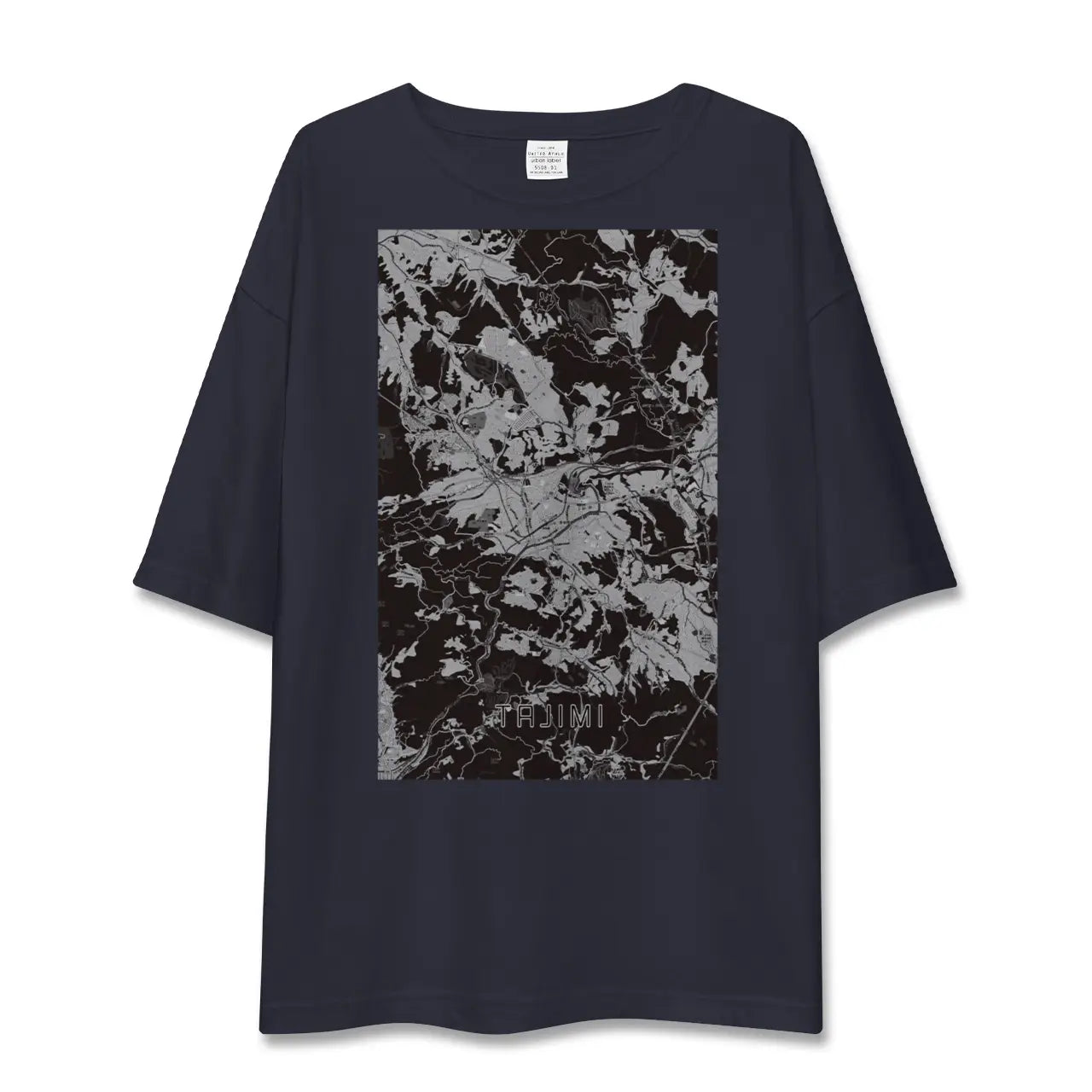 【多治見(岐阜県)】地図柄ビッグシルエットTシャツ