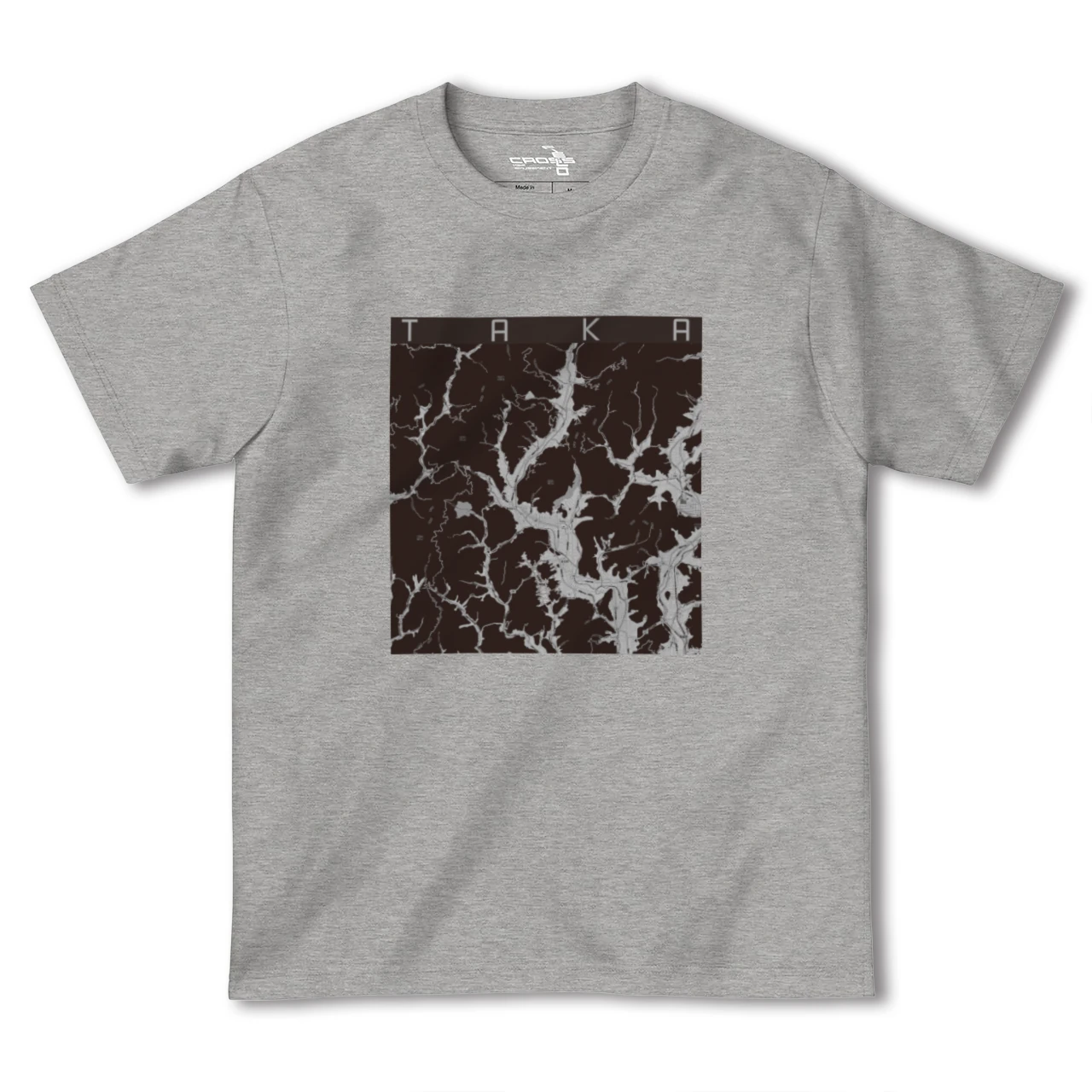 【多可(兵庫県)】地図柄ヘビーウェイトTシャツ