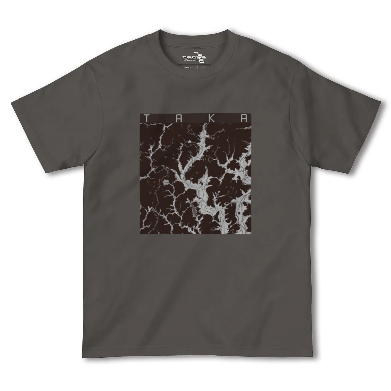 【多可(兵庫県)】地図柄ヘビーウェイトTシャツ