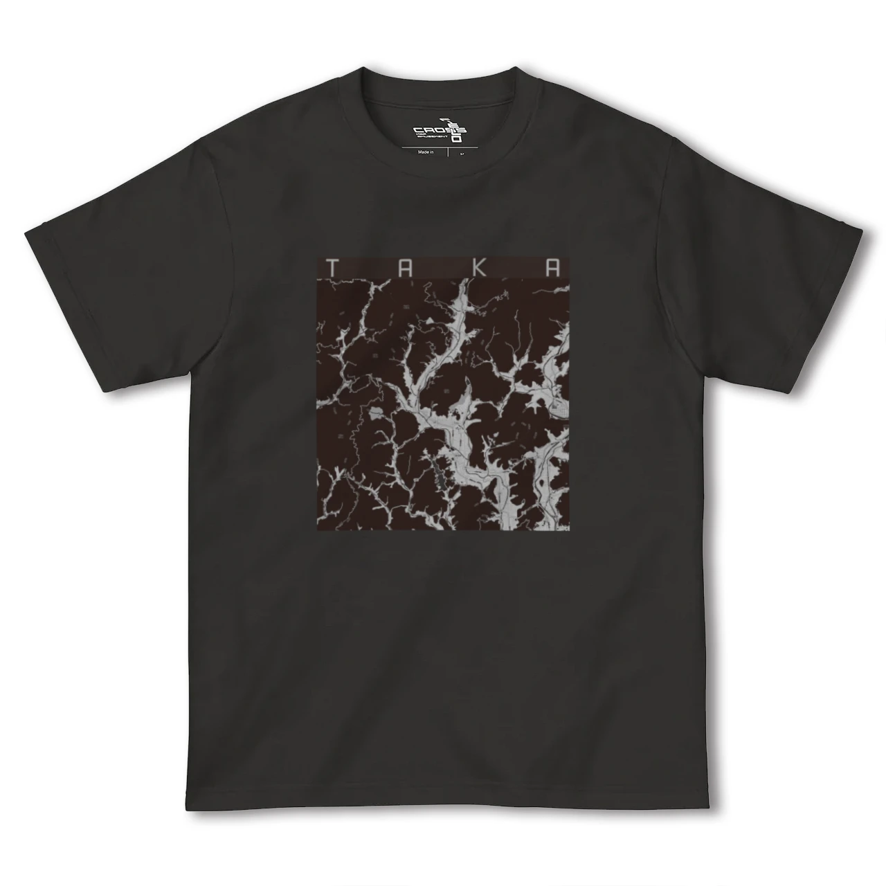 【多可(兵庫県)】地図柄ヘビーウェイトTシャツ