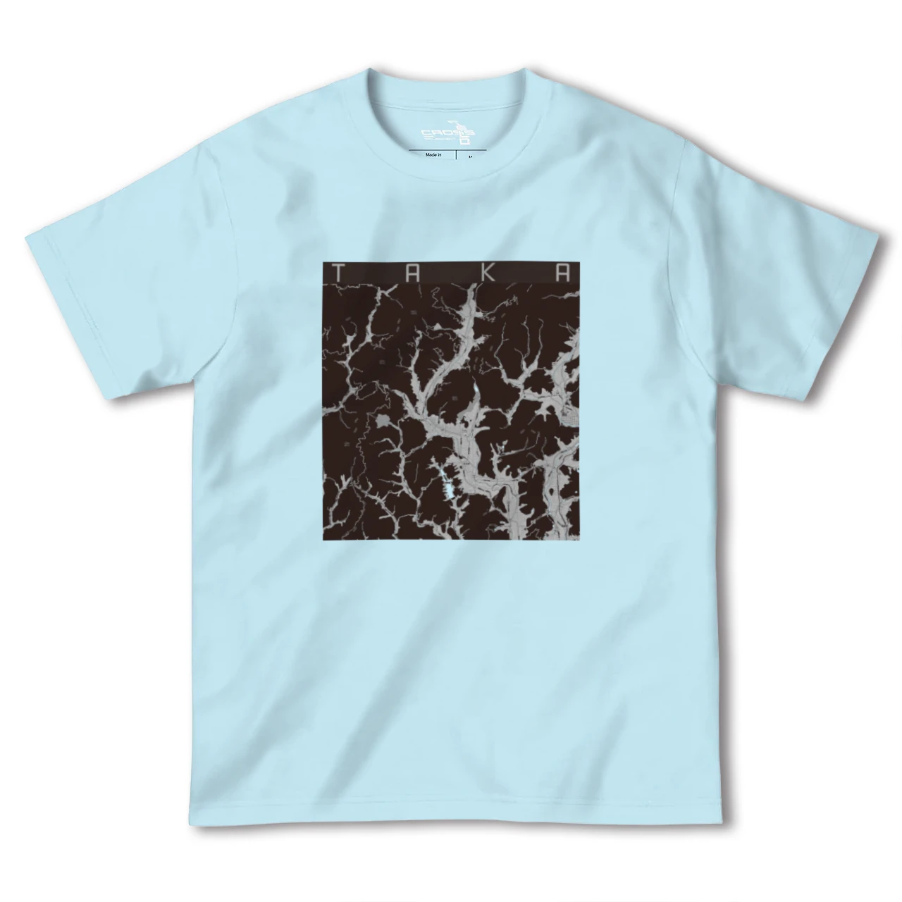 【多可(兵庫県)】地図柄ヘビーウェイトTシャツ