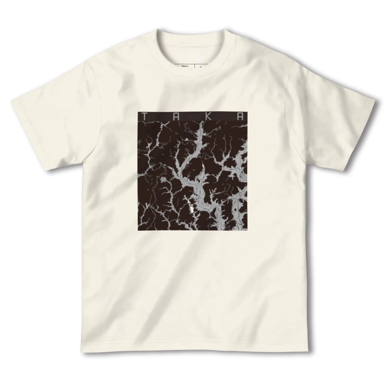 【多可(兵庫県)】地図柄ヘビーウェイトTシャツ