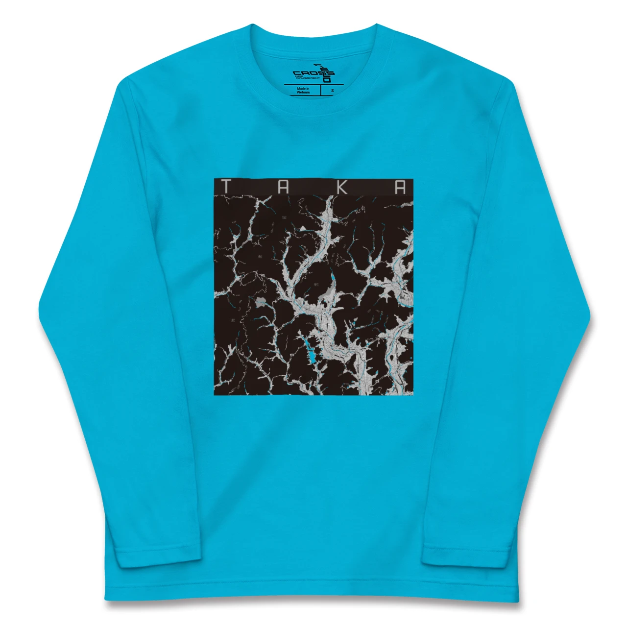 【多可(兵庫県)】地図柄ロングスリーブTシャツ