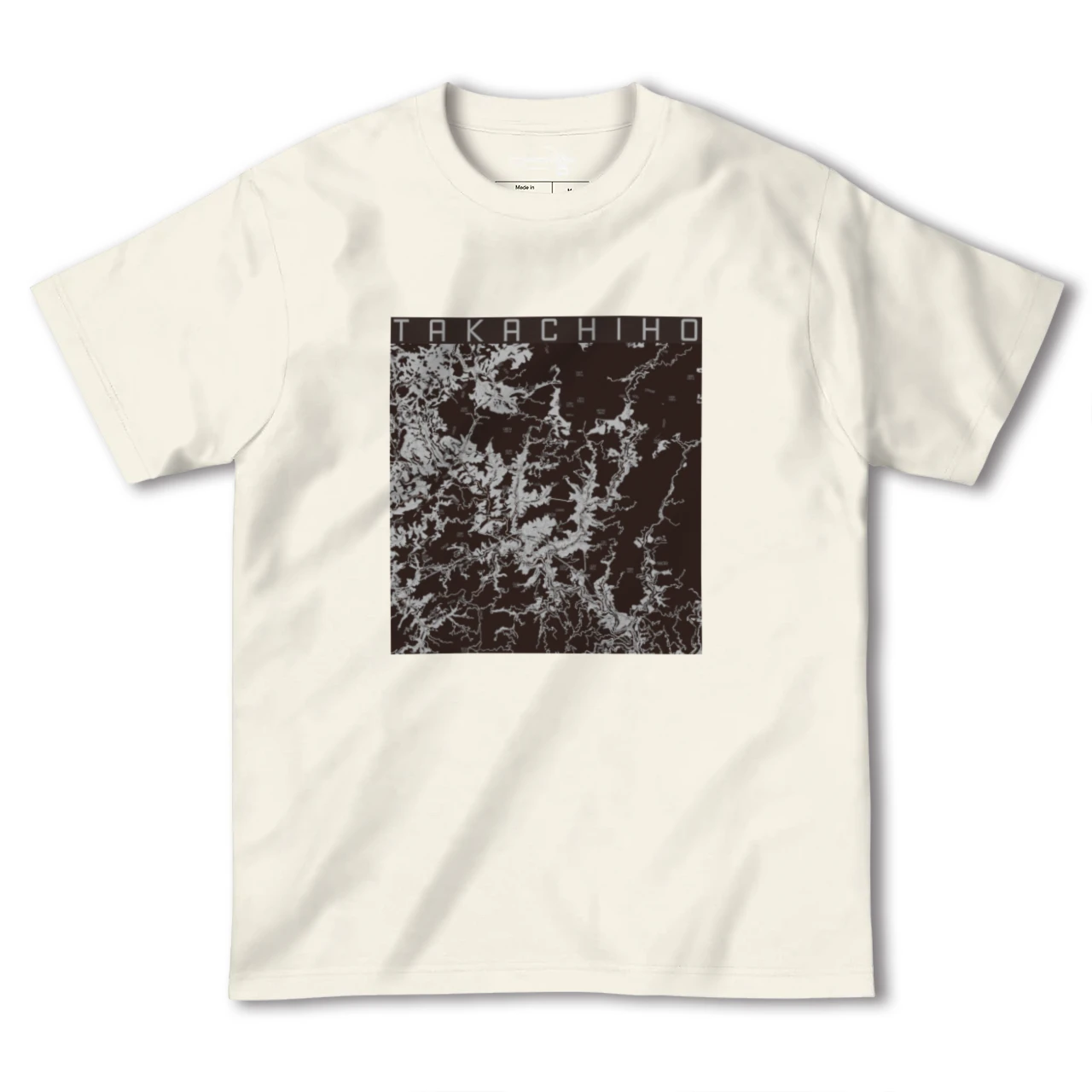 【高千穂(宮崎県)】地図柄ヘビーウェイトTシャツ